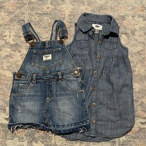 2T Girl’s Denim Dresses